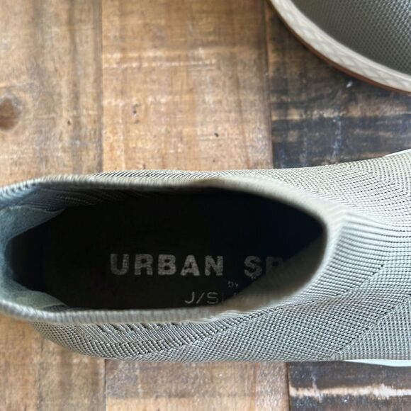 TEDDY Khaki Knit in Green Size 8 by J/Slides - Picture 2 of 6